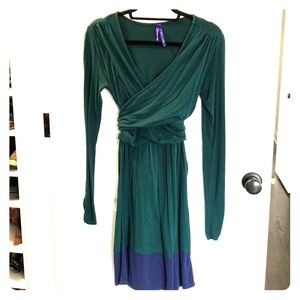 Nursing and Maternity Semi Wrap Dress